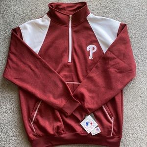 Phillies quarter zip sweatshirt